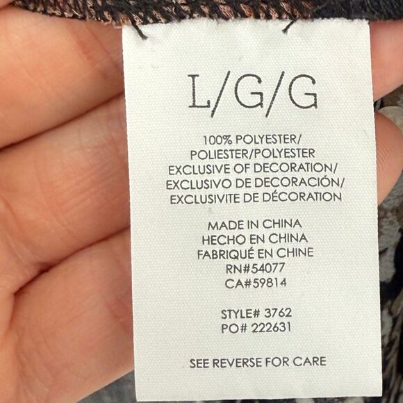 Cabi Snake Charmer Floral Sheer Blouse Long Puff Sleeves Navy Women Small 3762 - Picture 6 of 10